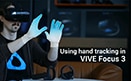 Handverfolgung in VIVE Focus 3 verwenden